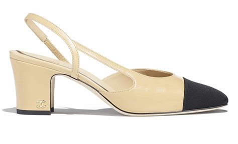 scarpe modello chanel color nude|Décolleté & sling .